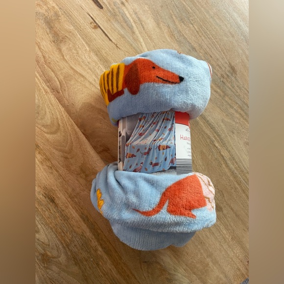 Huntington Home - Harvest Dachshund Light Blue Fall Themed - Super Soft - Aldi - Picture 2 of 3